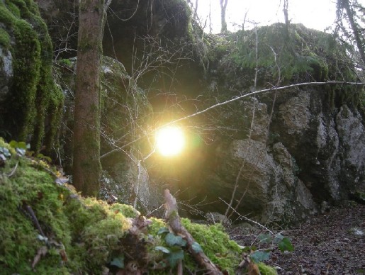 la grotte au loup au solstice